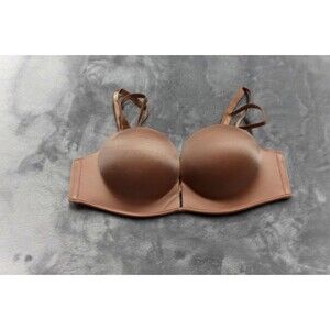 Victoria's Secret 34A Beige Very Sexy Bombshell Add 2 Cups Push Up Strapless Bra